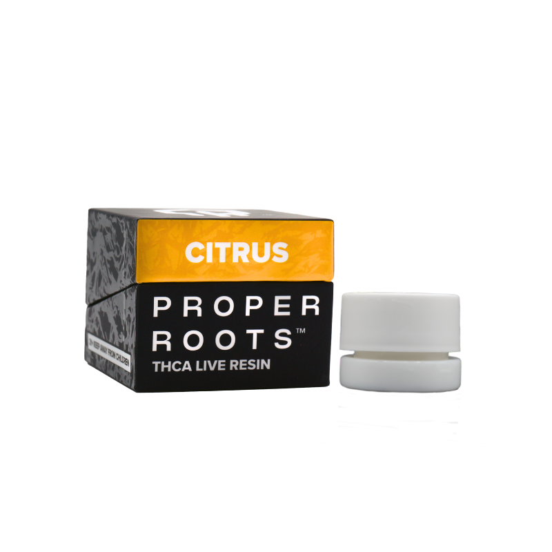 PRE-ORDER: Proper Roots THCA Live Resin Badder 1G (Case of 6) / CITRUS | (S) Super Lemon Haze